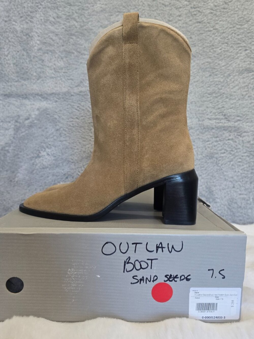Everlane Outlaw Boot Sand Suede Women's Sizes NEW in BOX - Picture 11 of 16